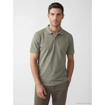 Lcwaıkıkı Classic Haki Polo Yaka Penye Erkek Tişört