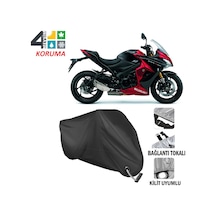Suzuki Gsx 1000 Fa Motosiklet Brandası ( Kilit Uyumlu - Siyah