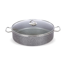 Fms G2007 Granit Endüstriyel 36 No Basık Tencere Gri