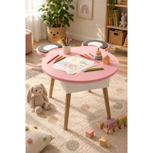 Sulorahome Pembe Çocuk Oyun Ve Aktivite Masası