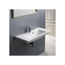 Porto 85 Cm Etajerli Dolap, Uyumlu Lavabo 508 Yeşil