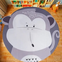 Jusso Bigger Play Mat Oyun Halısı ve Oyun Matı Maymun 115 115 CM