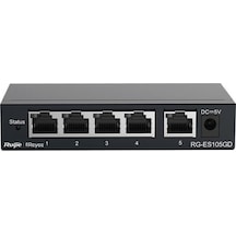 Ruijie Reyee RG ES105GD 5 Port Gigabit Tak Calıştır Metal Kasa Switch