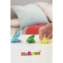 Kutulu Doğal Oyun Hamuru 1 Adet 100 Gram Eğitici Oyuncak Renkli Hamur 001