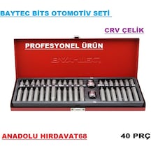 Msm S2çelik 40 Parça Otomativ Seti Bits Alyan Tork Seti Takımı