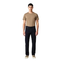 Ersefa Erkek Geniş Paça Kot Pantolon Cool & Comfort Fonksiyonel Dayanıkl siyah
