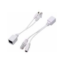 Pasif Poe Enjektör Adaptör Seti Rj45 Ethernet Üzerinden Güç Ve Veri Aktarımı Ip Kamera Ve A