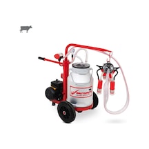 Tamam Ecomini Tekli İnek Süt Sağma Makinesi Alüminyum Güğüm-silikon Memelik Kuru Pompa