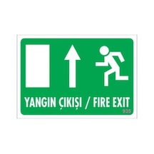Pvc Levha Quot;Yangın Çıkışıquot; 17,5*25 Cm (473370437)