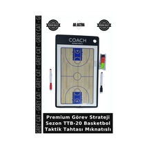 Premium Görev Strateji Sezon Ttb-20 Basketbol Taktik Tahtası Mıknatıslı