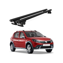 Venüs Dacia Sandero 2008-2012 Uyumlu Siyah Ara Atkı Port Bagaj Tavan Barı