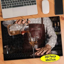 Kokteyl Hazırlayan Barmen 240 Parça Puzzle Yapboz-112759061