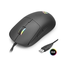 Ergonomik Rgb Oyun Mouse 3200 Dpi Usb Ağırlık 59g