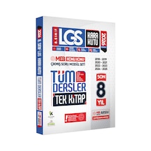 2026 LGS 8.Sınıf MEB Çıkmış Soru Bankası Konu Konu TÜM DERSLER TEK KİTAP Son 8 Yıl Video/PDF Çözümlü