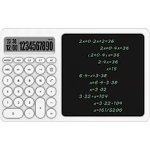Çok Amaçlı Digital Hesap Makinesi Lcd Ekran Yazma Tableti Ofis Okul İçin Silinebilir El Yazısı Not Defteri