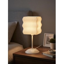 Designobee Ritim Plus - Modern Masa Ve Gece Lambası - Metal Ayaklı Lamba - Ambiyans Lambası, Dekoratif Abajur Çok Renkli