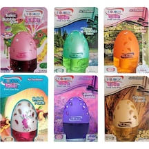 Oto Ve Oda Kokusu Kavanoz Cam Şişe 6'lı Set 100 Ml