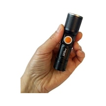 X-baog Bl-b35 500 Lümen Tg Led Mini Zoomlu Usb Şarjlı El Feneri Çok Renkli