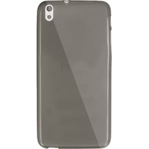 Htc Desire 816 Kilif Soft Silikon Seffaf-Siyah Arka Kapak 111367546