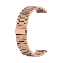 Caseonn Coros Kıprun Gps 900 Kordon Paslanmaz Çelik Metal Kayış Rose Gold