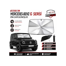 Mercedes G Serisi Şemsiye Tip Ön Cam Güneşliği Katlanabilir Uv Korumalı Araç Cam Güneşlik