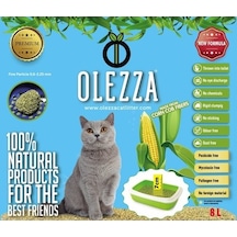 Olezza Mısır Koçanı Kedi Kumu 8 L
