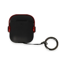 Apple Airpods 2 2.nesil Cool Kılıf - Siyah-kırmızı