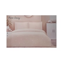 Ranforce Tek Kişilik Nevresim Takımı Pure Daisy Bej Karışık
