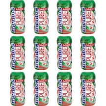 Mentos Pure Fresh Karpuz Aromalı Şekersiz Tatlandırıcılı Draje Sakız 30 G X 12 Adet