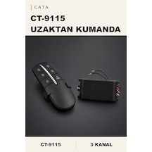 Cata Ct-9115 3 Kanallı Avize Kumandası Çok Renkli
