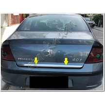 Db Chrome Peugeot 407 Krom Bagaj Alt Çıta 2004-2010 P.Çelik