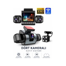 Sy 9720 4 Kameralı Full Hd 1080p Wifi Araç İçi Kamera Seti