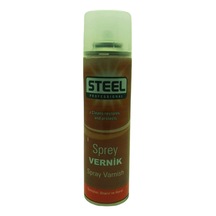 Steel Ck-5067 Vernik Sprey 200ml Korur Onarır Temizler Ahşap- Metal- Polyester- Seramik- Taş - 36'li Paket