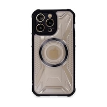 Apple Uyumlu iPhone 14 Pro Max Kılıf Prag Magneticsafe Kapak - Siyah Renkli