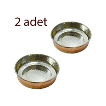 Bakır Kahvaltılık Ve Çerezlik 2 Adet Bakır