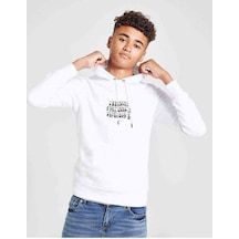 Tshirthane Stranger Things Estampa Alfabeto Fractalmw Baskılı Çocuk Sweat Beyaz