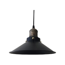 Rıolıght Siyah Içi Siyah Metal Sarkıt Çap: 23Cm