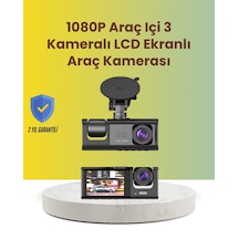 Ta-01 2.0 İnç Ekranlı 3 Kanallı Araç Kamerası - Lisinya
