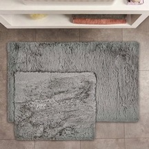 Soft Venüs Post 2'li Klozet Takımı - Gri - 60x100 Cm + 50x60 Cm Çok Renkli