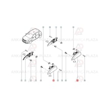 Ön Kapı Dıs Tutamak Symbol 806077408R