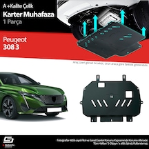 S-dizayn Peugeot 308 Çelik Karter Muhafaza Koruma 2021 Üzeri A+ Kalite