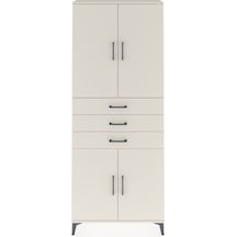 Arges Dolap 4 Raflı 3 Çekmeceli 4 Kapaklı 88x30x221 Aytaşı-ay... Aytaşı