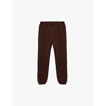 Koton Beli Lastikli Jogger Eşofman Altı Kahverengi 6wkg40233ak Kahve