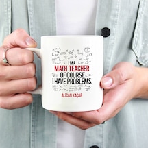 Matematik Öğretmenine Özel Esprili Kupa