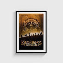 The Lord Of The Rings: The Fellowship Of The Ring 2001 Film Posteri Tablo Çerçeveli Poster Duvar Dekorasyonu Siyah Çerçeveli Tablo Siyah Çerçeveli Tablo Dn11d387sıyah