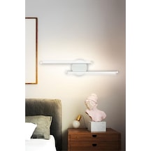 Sare Aplik Modern Tasarım Beyaz Renk - Gün Işığı Ledli Banyo ... Beyaz