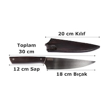 Igrıll Chef Elite Bıçak Ceviz Ağacı - Desen 1