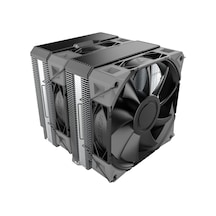 Nx600 6 Isı Borulu Ve Premium Üst Kapaklı Çift Kule Cpu Hava Soğutucu 28mm E28 Pwm Premium Fan Lehimli Bakır Taban Üstün Isı Dağılımı Tüm Intel Ve Amd Soket Desteği Siyah