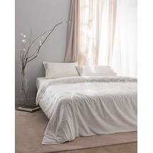 Madame Coco Relief King Size %100 Pamuk Bağlamalı Nevresim Takımı - Ekru/haki Çok Renkli Madame Coco Relief King Size %100 Pamuk Bağlamalı Nevresim Takımı - Ekru/haki Çok Renkli