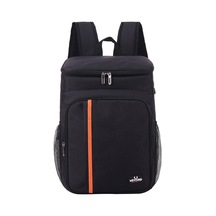 Youtek 18l Termal Sırt Çantası - Yaz Kış Yiyecek Ve İçeceklerinizi Taze Tutar Siyah